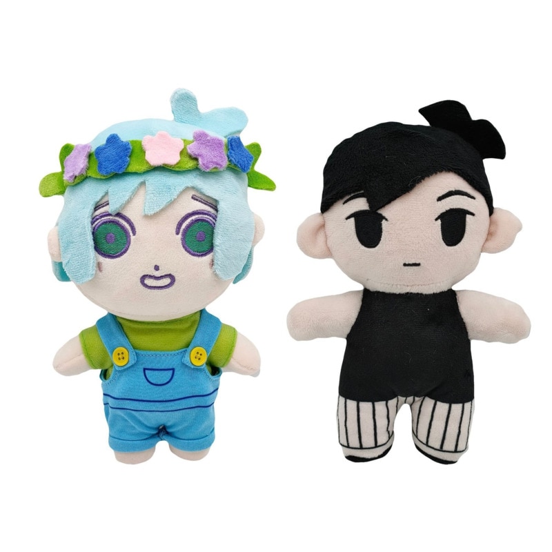 1 5 6pcs Omori Plush Doll Cartoon Stuffed Pillow Toy Plushies Figure Cute Gifts Omori Cosplay 1 - Omori Plush