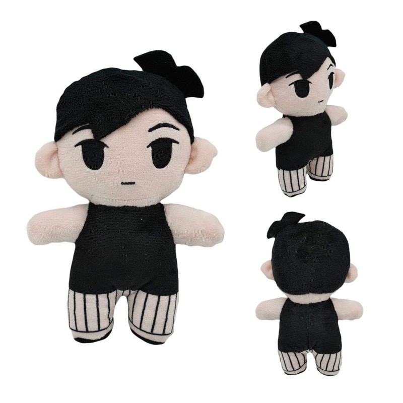 1 5 6pcs Omori Plush Doll Cartoon Stuffed Pillow Toy Plushies Figure Cute Gifts Omori Cosplay 2 - Omori Plush