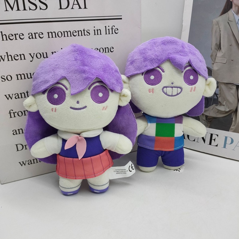 1 5 6pcs Omori Plush Doll Cartoon Stuffed Pillow Toy Plushies Figure Cute Gifts Omori Cosplay 3 - Omori Plush