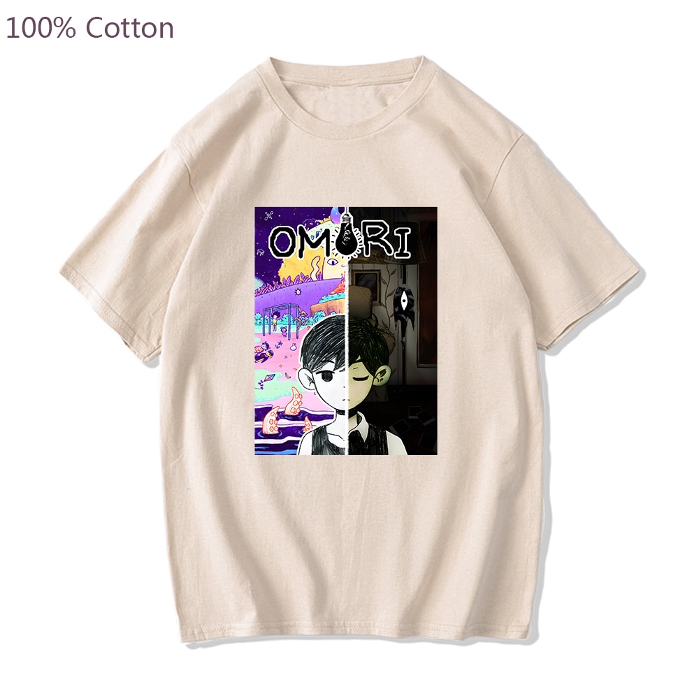 Game Omori T shirt Sunny and Cat Cartoon Graphic Tshirt Short Sleeve Harajuku Fashion Tee shirt 2 - Omori Plush