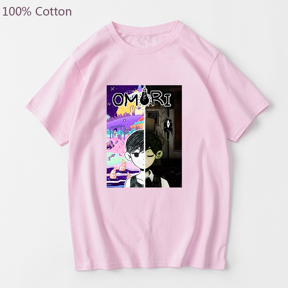 Game Omori T shirt Sunny and Cat Cartoon Graphic Tshirt Short Sleeve Harajuku Fashion Tee shirt 4 - Omori Plush