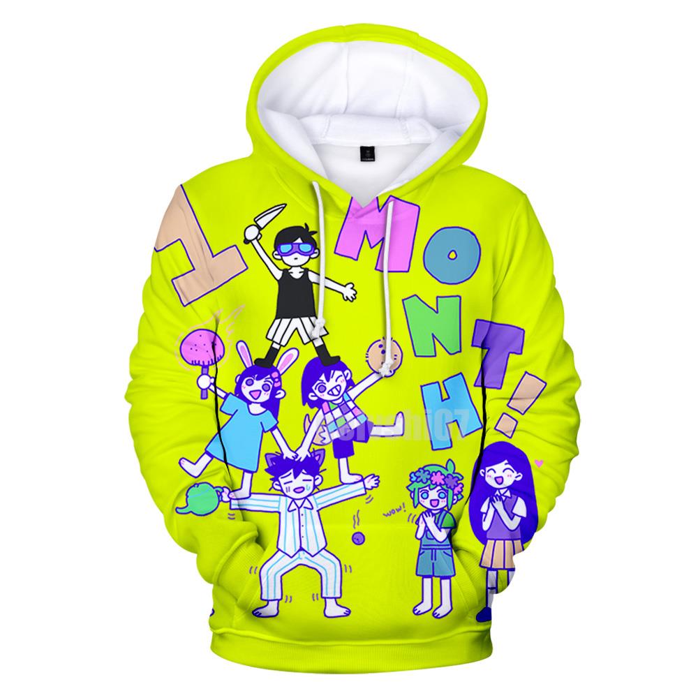 Hot Anime Game Omori 3D Printed Hoodies Y2k Men Women Streetwear Sweatshirts Fashion Oversized Harajuku Pullover 1 - Omori Plush
