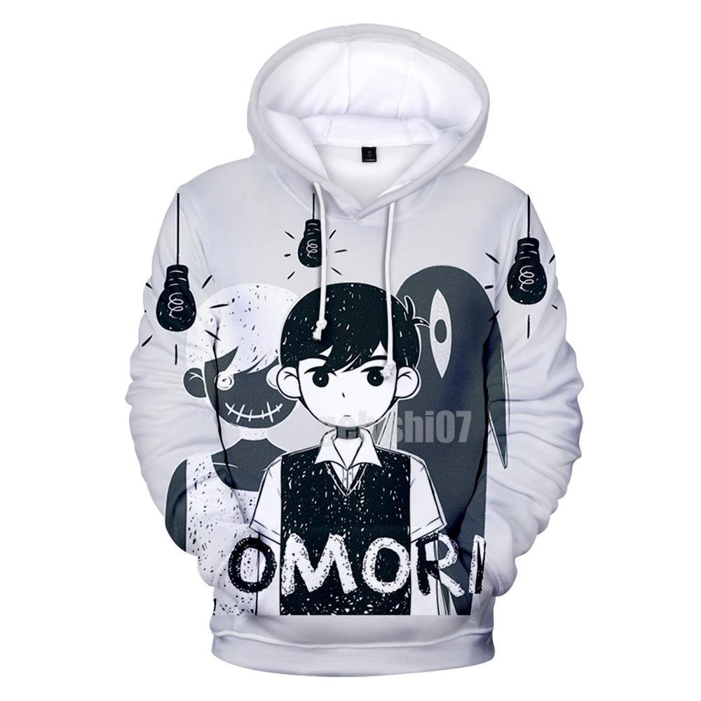 Hot Anime Game Omori 3D Printed Hoodies Y2k Men Women Streetwear Sweatshirts Fashion Oversized Harajuku Pullover 2 - Omori Plush