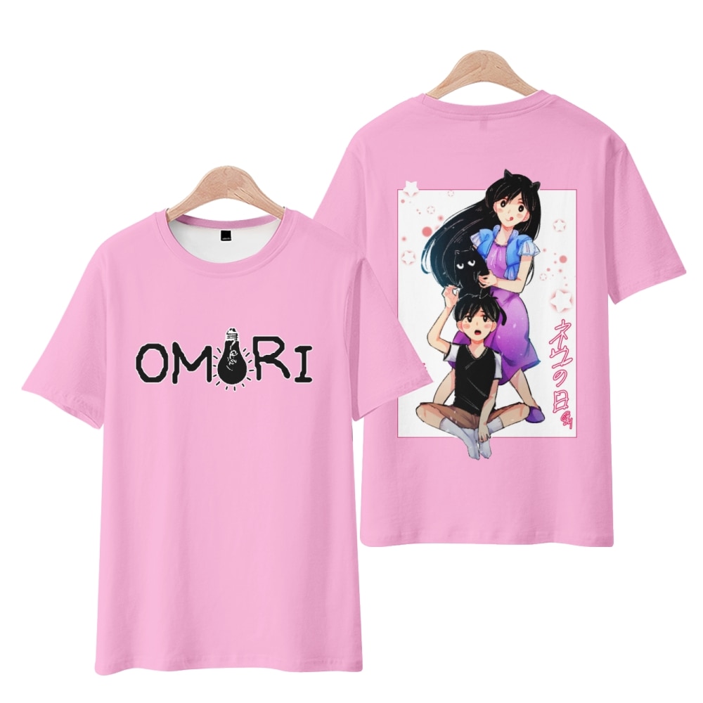 New Printed Omori T shirt Unique Pullover Hip Hop Tee Shirt Streetwear Crewneck Men Womens Tops 2 - Omori Plush