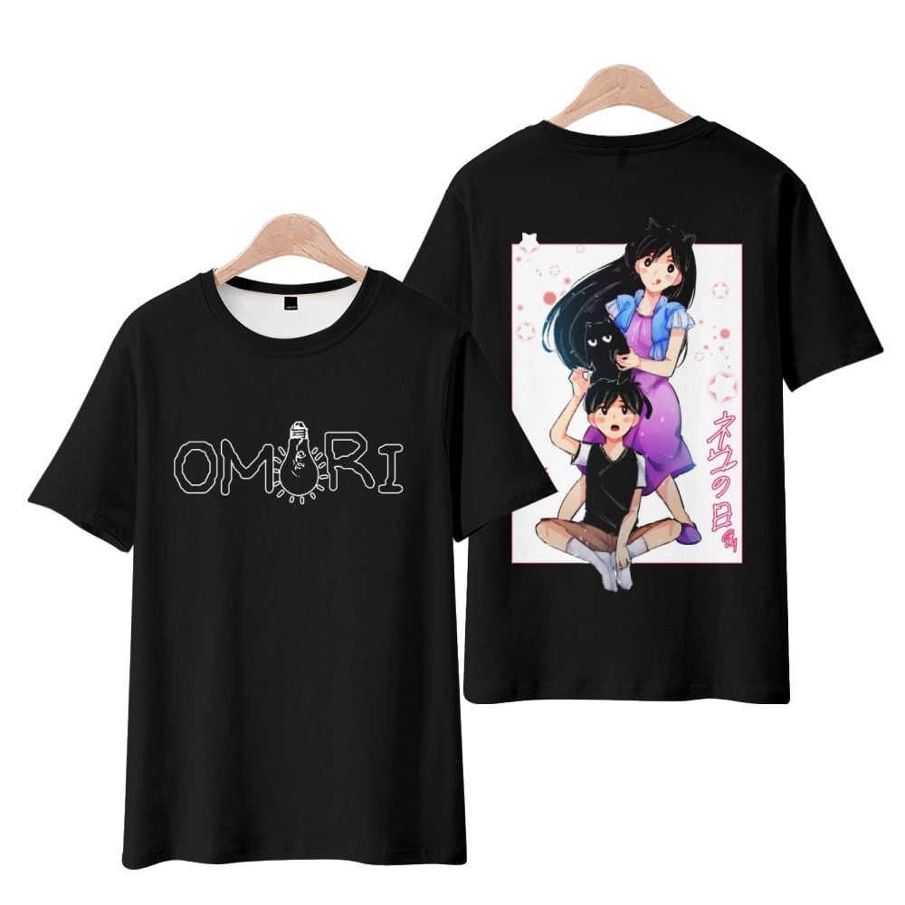 New Printed Omori T shirt Unique Pullover Hip Hop Tee Shirt Streetwear Crewneck Men Womens Tops - Omori Plush