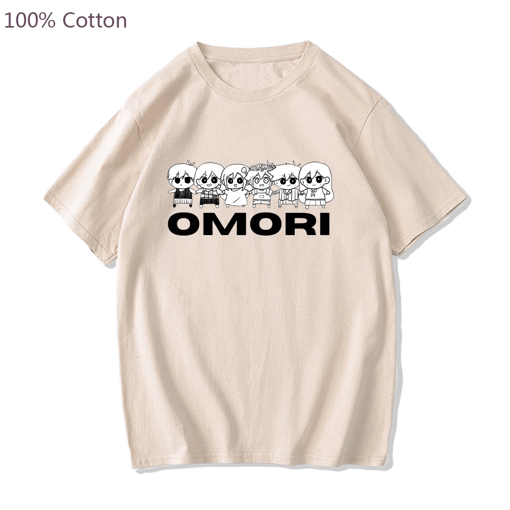 Omori Game Print T shirt Men Short Sleeve Unisex Tee shirt Fashion Harajuku Streetwear Fashion Plus 2 - Omori Plush