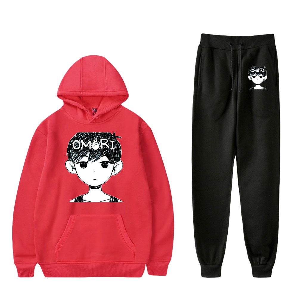 Omori Hoodies Game Sweatshirts Two Piece Suit Cotton Popular Harajuku Pullover Pants Harajuku Wtreetwear Suit Cosplay 5 - Omori Plush
