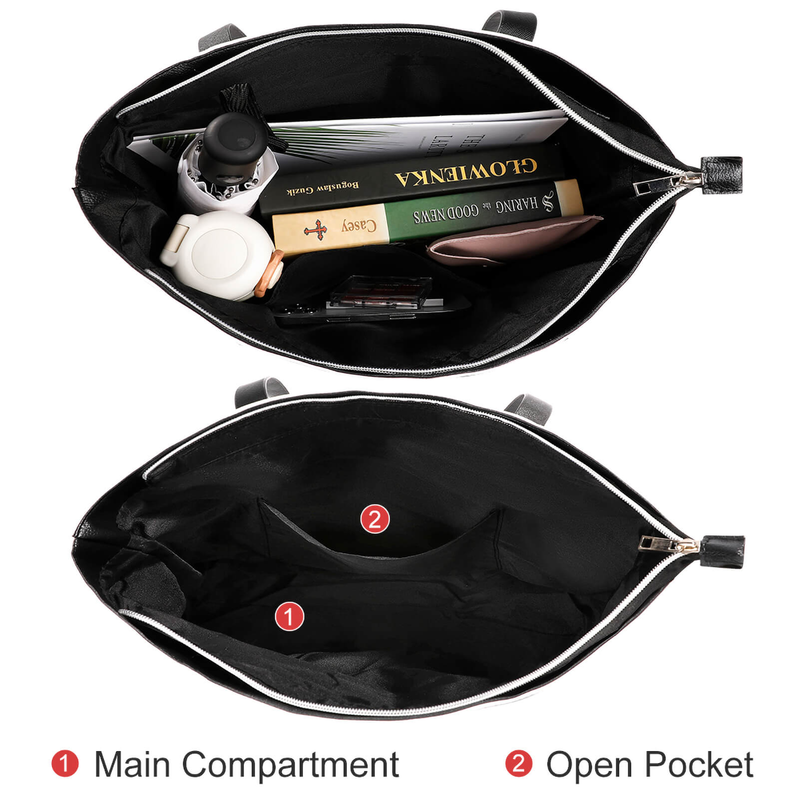 Omori Twins Handbags Video Game Aesthetic Shoulder Bag Work PU Leather Tote Bag Lady Ziplock Custom 3 - Omori Plush